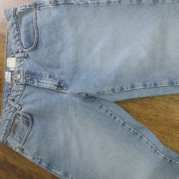 Vintage Calvin Klein Light Wash Boot Cut All Over Sand Blast Jeans 14 - Picture 2 of 7